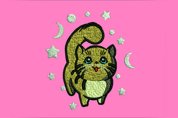 Baby Cat Cute Face Embroidery Review