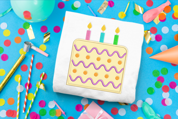 Birthday Cake with Candles Embroidery Review