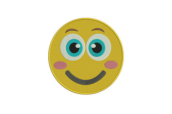 Blushing Emoji Embroidery Design Review