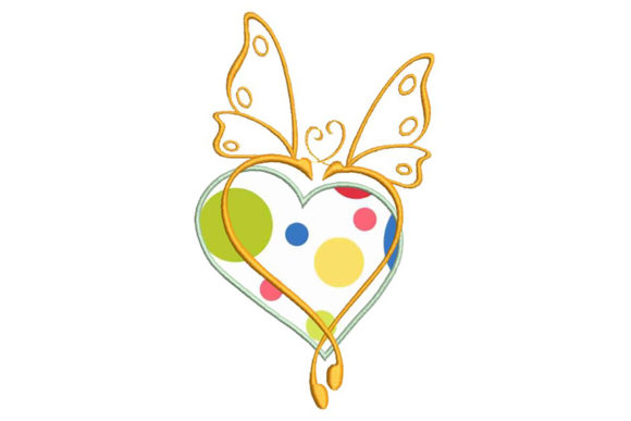 Butterflies on Love Heart Applique Review