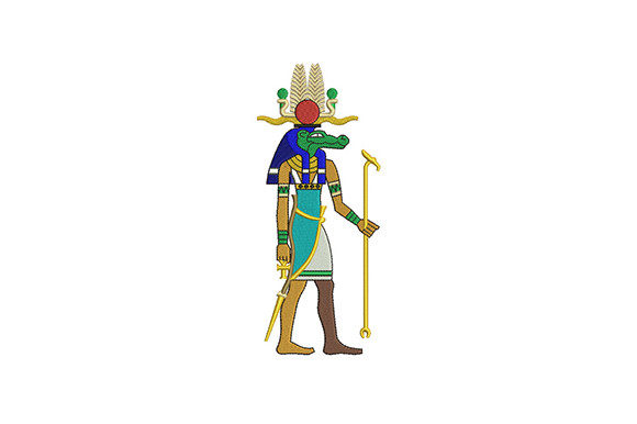 Egyptian Crocodile God Embroidery Review