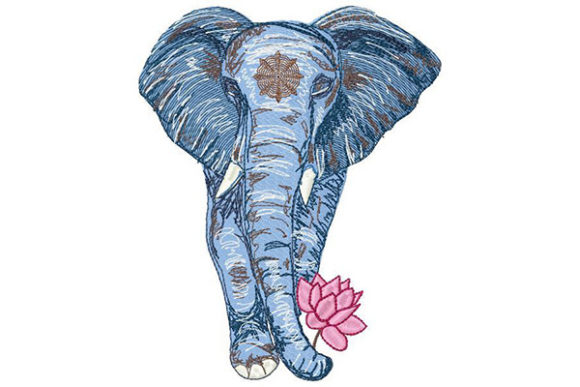 Elephant with Lotus Embroidery Design Review