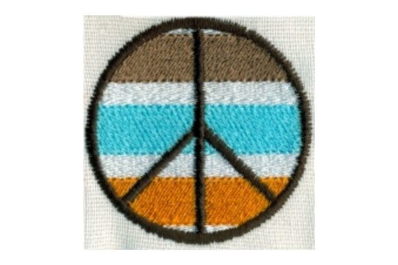 Hippie Striped Peace Embroidery Review
