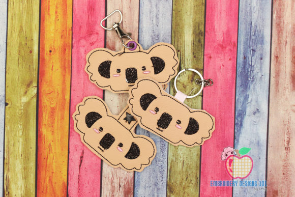 Koala Face ITH Key Fob Pattern Review