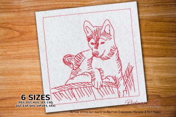 Playful Pomsky Doggy Embroidery Review