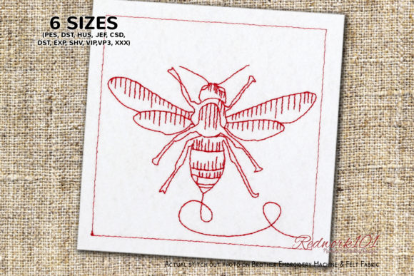 Striped Hornet Wasp Embroidery Design Review