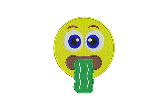 Vomiting Emoji Embroidery Review